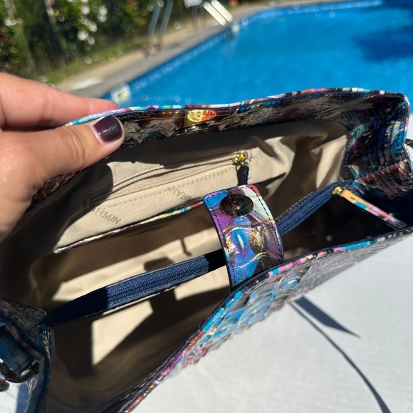 NWT Brahmin Celina Euphoria Melbourne Leather Shoulder Bucket Bag - Picture 8 of 15